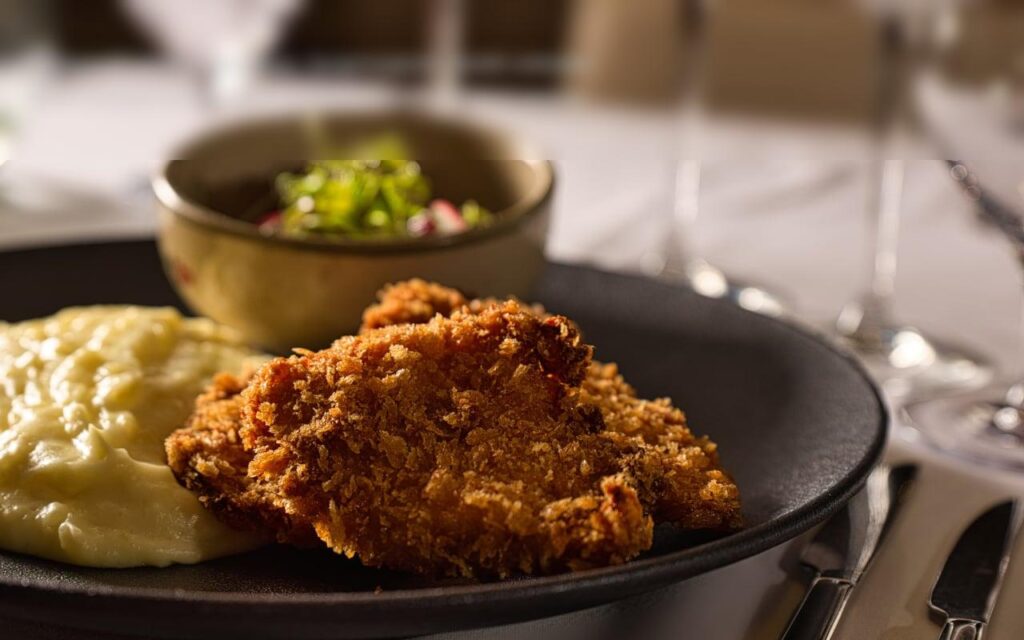 panko csirke coleslaw